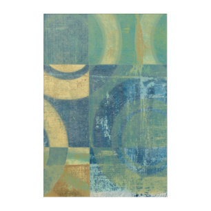 Multicolored Circles & Panels Acrylic Print