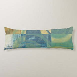 Multicolored Circles & Panels Body Pillow
