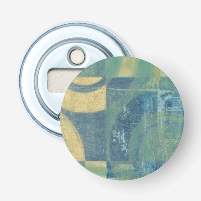 Multicolored Circles & Panels Bottle Opener (Front)