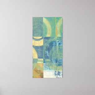 Multicolored Circles & Panels Canvas Print