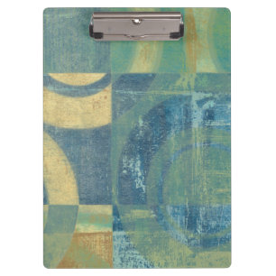 Multicolored Circles & Panels Clipboard