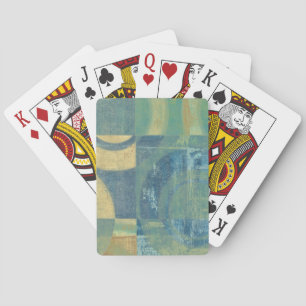 Multicolored Circles & Panels Poker Cards