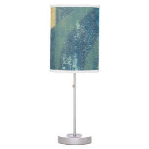 Multicolored Circles & Panels Table Lamp