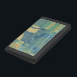Multicolored Circles & Panels Tri-fold Wallet<br><div class="desc">Vision Studio created this work showcasing multicolored circles within multicolored panels. A busy piece,  the warmth of the palate keeps your eye from wandering away. Order yours today!</div>
