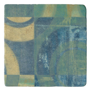 Multicolored Circles & Panels Trivet