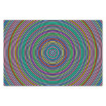 [ Thumbnail: Multicolored Circles/Rings Pattern Tissue Paper ]