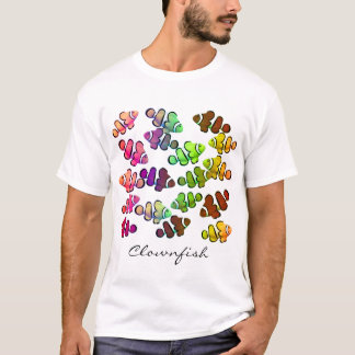 Multicolored Clownfish School T-Shirt