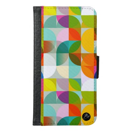 multicolored colored merrily 70ziger forms wallet phone case for samsung galaxy s6