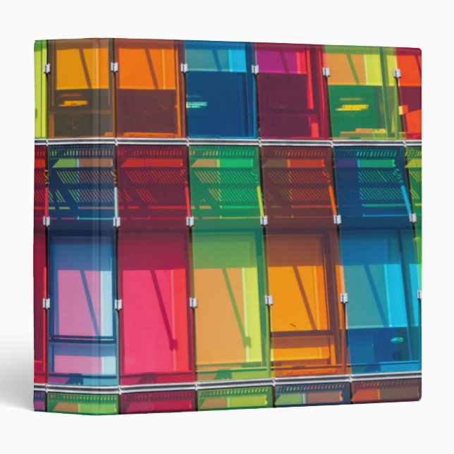 Multicolored commercial building detail binder (Front/Spine)