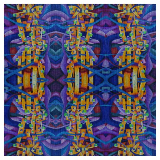 Multicolored Contemporary Playful Geometric Fabric