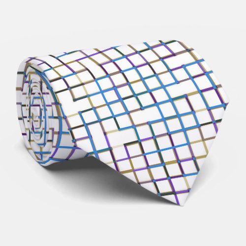 Multicolored _ Cool Casual Irregular Pattern  Neck Tie