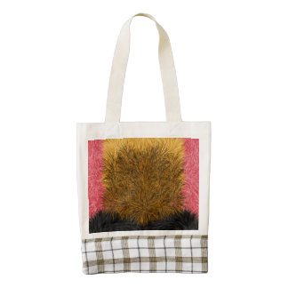 Multicolored decorative modern pattern zazzle HEART tote bag