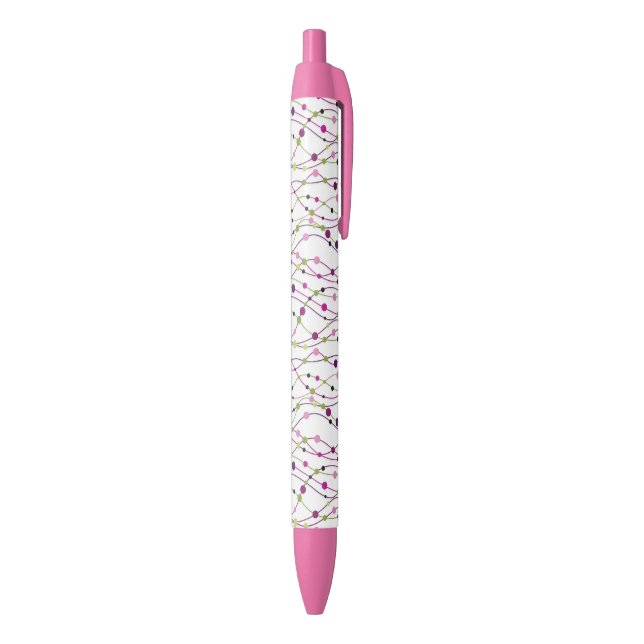 Multicolored dot background pen (Bottom (Vertical))