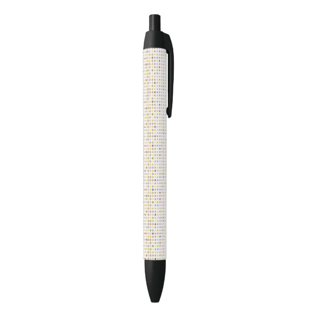 Multicolored dot background pen (Bottom (Vertical))