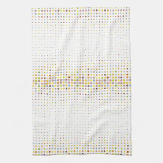 Multicolored dot background towel
