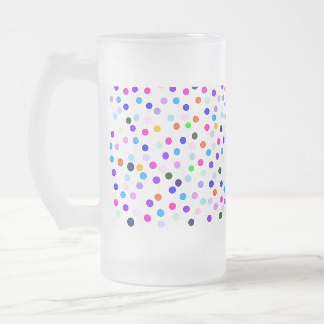 Multicolored Dots Mug (Left)