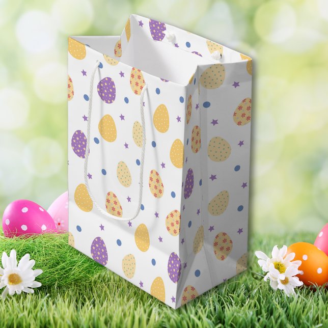 Multicolored Easter Eggs Medium Gift Bag (Multicolored Easter Eggs Medium Gift Bag)