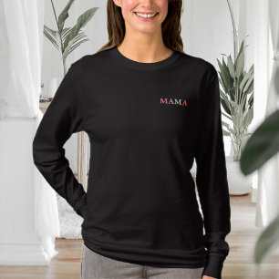 Multicolored embroidered Mama T-shirt - T-shirt 