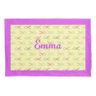 Multicolored Fish Pillow Case