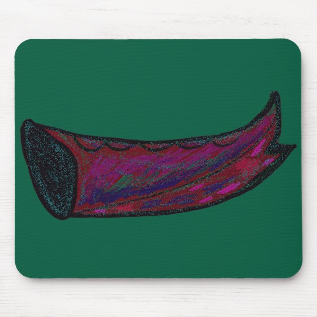 Multicolored Fishtail  Mouse Pad (Front)