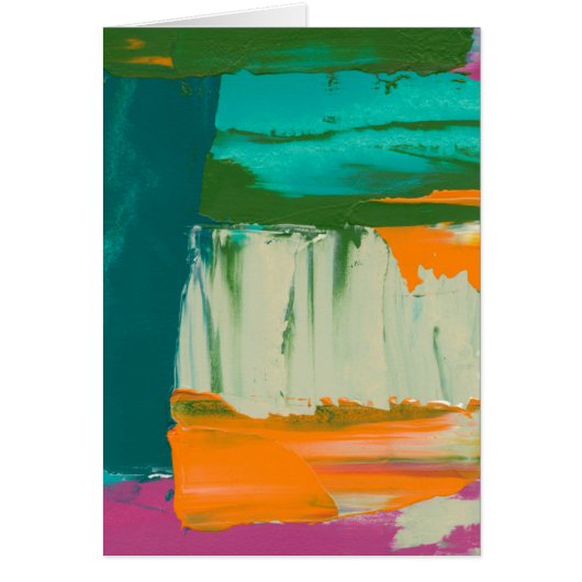 Multicolored Free Expression Painting Cards (Front)