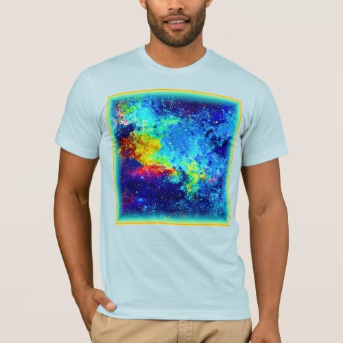  Multicolored Galaxy Design Buy Now T_Shirt