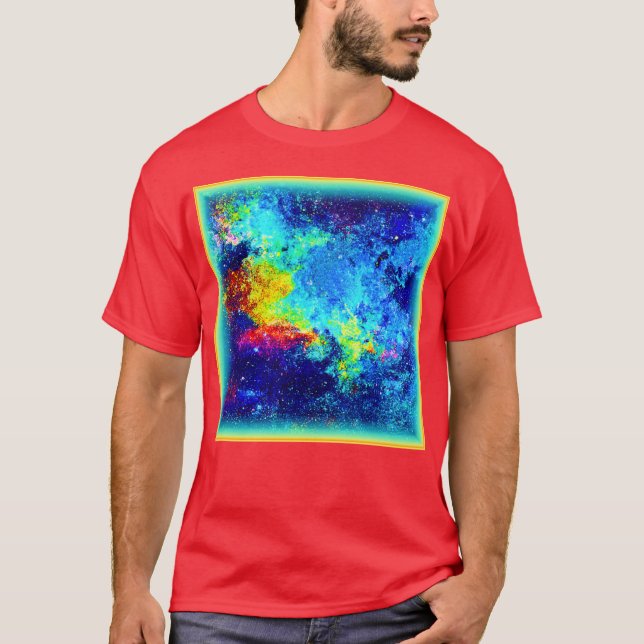  Multicolored Galaxy Design. Buy Now T-Shirt (Front)