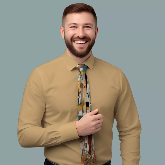 Multicolored Geometric Pattern Tie (Creator Uploaded)