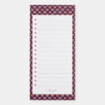 Multicolored Hearts Magnetic Notepad at Zazzle