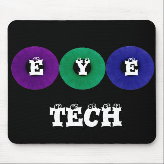 Multicolored Iris "Eye Tech" Mouse Pad