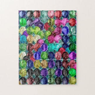 Multicolored Irregular Round Jigsaw Puzzle