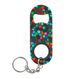 Multicolored Keychain Bottle Opener