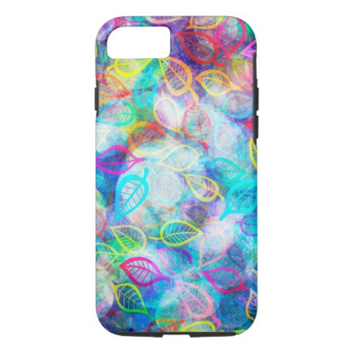 Multicolored Leafs iPhone 87 Case