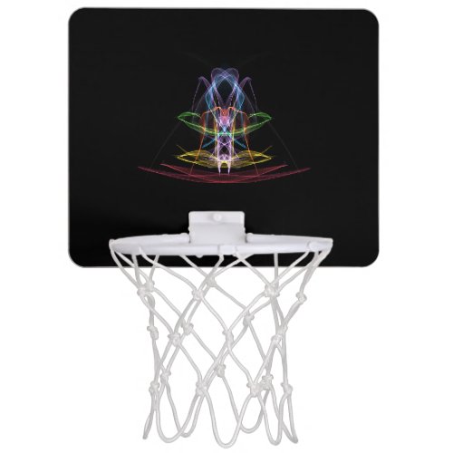 Multicolored Light Design Mini Basketball Hoop