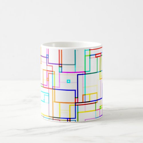 Multicolored Lines Coffee Mug