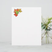 Multicolored Maple Leaves, botanical (Standing Front)