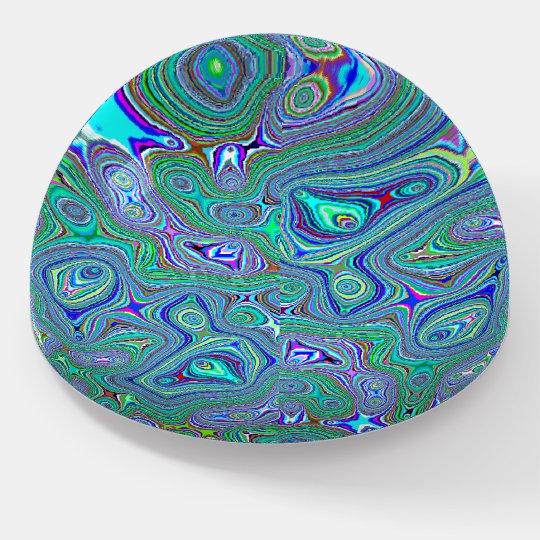 Multicolored Marble Designed Paperweight | Zazzle.com