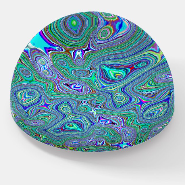 Multicolored Marble Designed Paperweight (Angled)