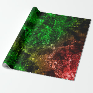 Multicolored marble in natural pattern,  The mix o Wrapping Paper