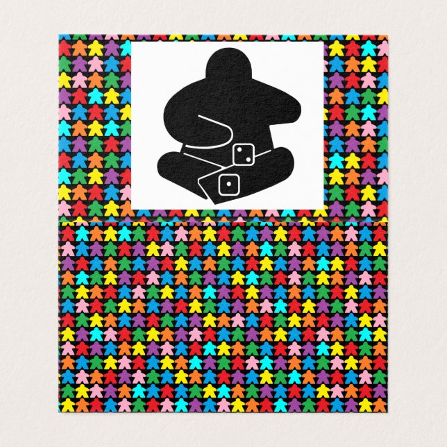 Multicolored Meeples (Inside Unfolded)