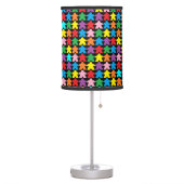 Multicolored Meeples Lamp (Left)