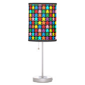 Multicolored Meeples Lamp (Right)