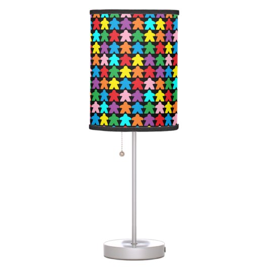 Multicolored Meeples Lamp (Right)