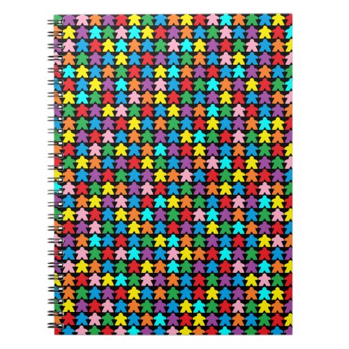 Multicolored Meeples Notebook