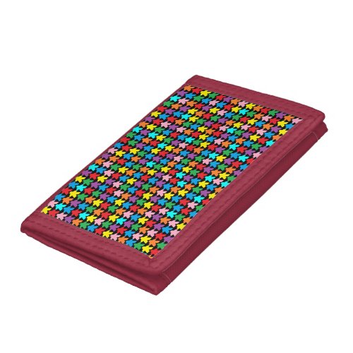 Multicolored Meeples Photo Wallet