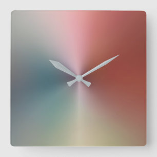Multicolored Metallic Style Acrylic Wall Clock