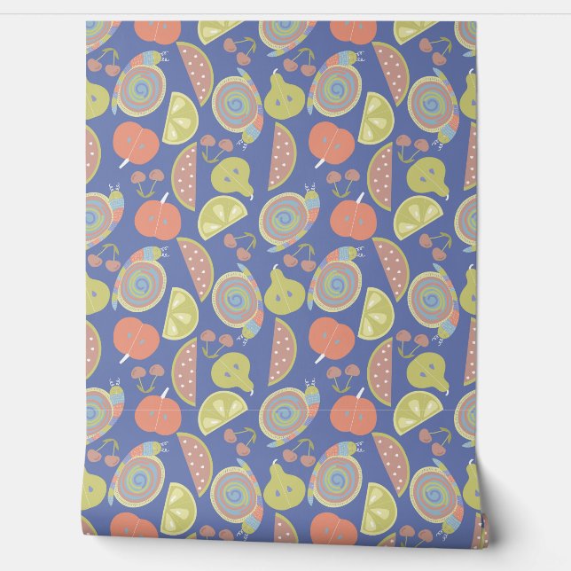 multicolored mood pattern wallpaper  (Unrolling)