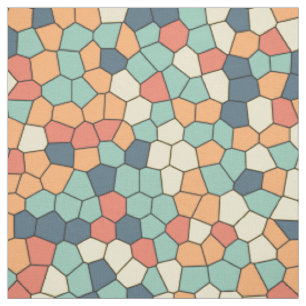 Multicolored mosaic pattern  fabric