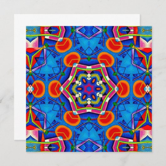 Multicolored oil painting kaleidoscope (Front/Back)