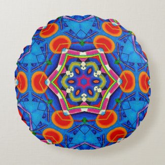 Multicolored oil painting kaleidoscope